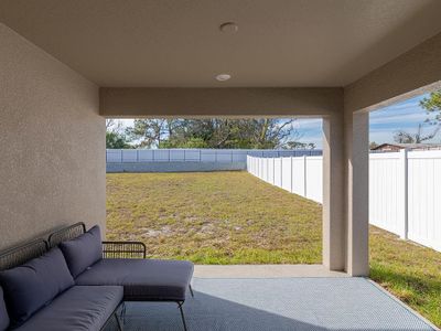 Your living space extends outdoors to a covered lanai.