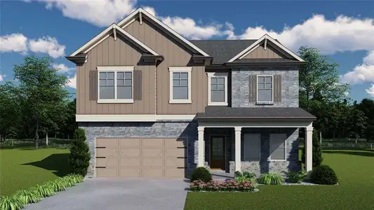 New construction Single-Family house 5360 Milford Dr, Gainesville, GA 30542 Winston- photo 0 0