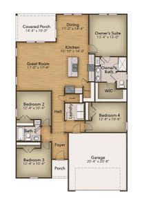 New construction Single-Family house 54 Baird Cove Ln, Angier, NC 27501 plan The Redbud - image 5