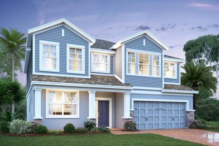 New construction Single-Family house 6838 Yellow Warbler Bnd, St. Cloud, FL 34773 plan Santa Barbara II - image