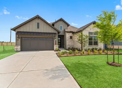 New construction Single-Family house 32514 Ebony Jewelwing Ct, Fulshear, TX 77441 plan Cambridge - image