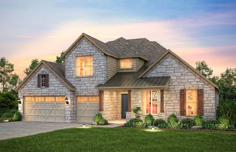 New construction Single-Family house 1745 Donetto Dr, Leander, TX 78641 Provincial- photo 0