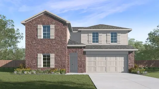 New construction Single-Family house 3811 Meadow Bluff Trl, Princeton, TX 75407 plan Ozark - image