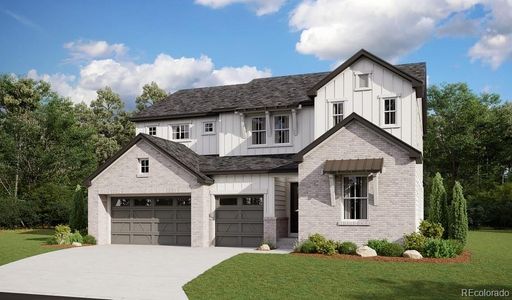 New construction Single-Family house 1696 Green Fern Pt, Castle Rock, CO 80104 Dayton- photo 0