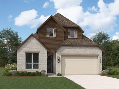 New construction Single-Family house 3624 Barrel Ln, Aubrey, TX 76227 plan Continental - image
