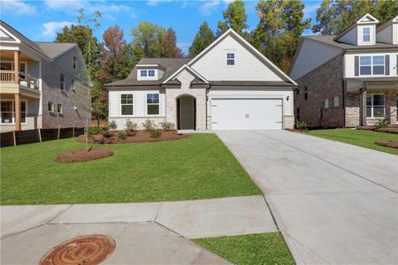 New construction Single-Family house 6996 Manchester Drive, Flowery Branch, GA 30542 Avery- photo 0