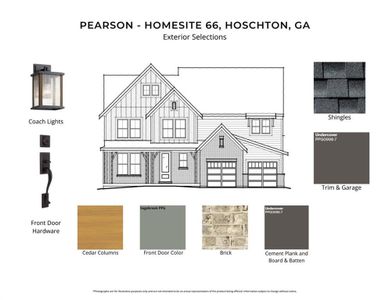 New construction Single-Family house 150 Hidden Fields Wy, Hoschton, GA 30548 - image