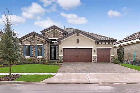 New construction Single-Family house 10850 Rustic Timber Loop, San Antonio, FL 33576 - photo 0