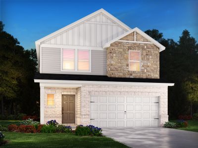 New construction Single-Family house 2043 Baron Manor Drive, Lawrenceville, GA 30044 Paisley- photo 0