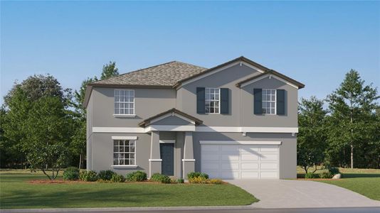 New construction Single-Family house 13093 Calcite Blue Avenue, Wimauma, FL 33598 Richmond II- photo 0