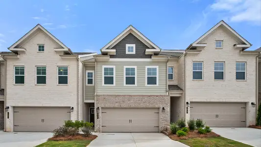 New construction Townhouse house 241 Abbotts Crossing Cir, Conyers, GA 30094 plan Luca - image