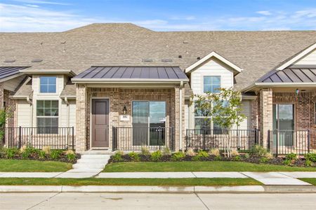 New construction Townhouse house 604 Tall Grass Trl, Wylie, TX 75098 Prague- photo 0