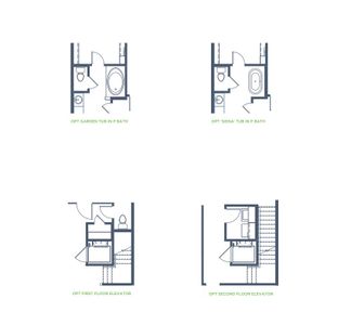 New construction Townhouse house 2853 Edmondson, The Colony, TX 75056 plan Muirfield 3 - image
