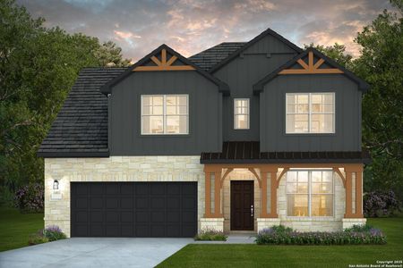 New construction Single-Family house 205 Farming Grv, Boerne, TX 78006 plan Lexington - image