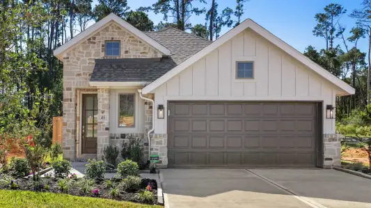 New construction Single-Family house 415 Golden Cascade Ct, Willis, TX 77318 plan 1736W - image