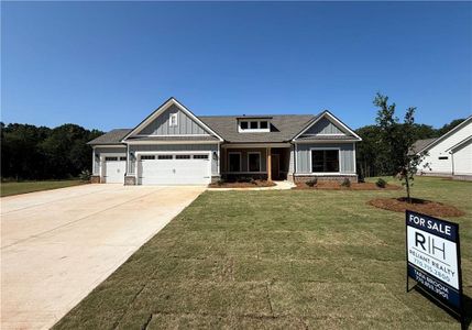 New construction Single-Family house 281 Weslyn Dr, Social Circle, GA 30025 plan (GA)Everett A.1 3 Front Entry - image