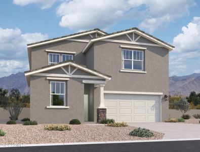 New construction Single-Family house 47748 W Moeller Road, Maricopa, AZ 85139 Snapdragon- photo 0