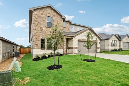 Front exterior of the Kessler floorplan at a Meritage Homes community. Front exterior of the Kessler floorplan at a Meritage Homes community.