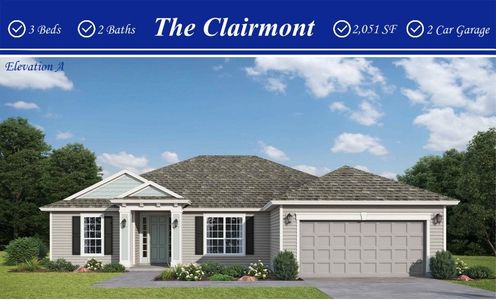 New construction Single-Family house 85113 Sandy Ridge Lp, Yulee, FL 32097 plan Clairmont - image