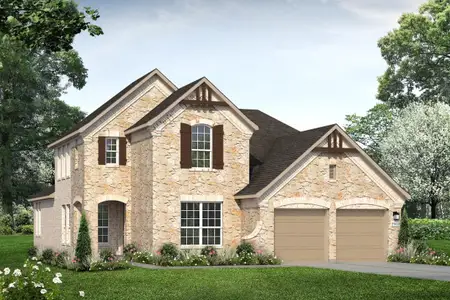 New construction Single-Family house 1229 Terrace View Dr, Georgetown, TX 78628 plan Oaks 2985 - image