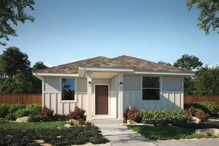 New construction Single-Family house 741 Treadwell Ln, Kyle, TX 78641 Paintbrush- photo 0
