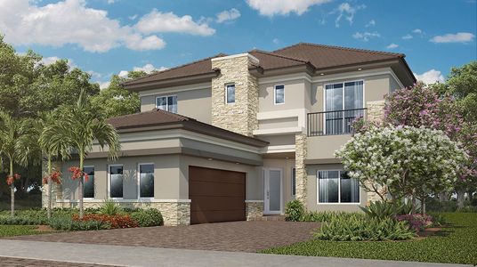 New construction Single-Family house 9530 Magnus Ter, Parkland, FL 33076 plan Highgrove - image