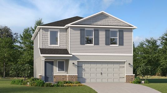 New construction Single-Family house 4030 Old Mill Rd, Haines City, FL 33844 Columbus- photo 0