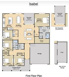New construction Single-Family house 125 Live Oak, Oakland, TN 38060 plan Isabel - image
