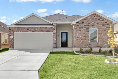 New construction Single-Family house 8904 James Bowie, Seguin, TX 78155 plan Jardin - image