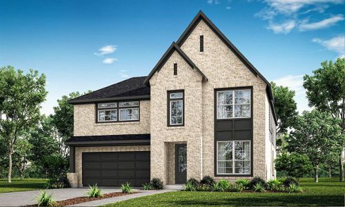 New construction Single-Family house 31123 Riley Heights Dr, Fulshear, TX 77441 Vienna- photo 0