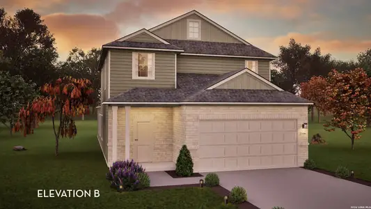 New construction Single-Family house 6713 Runaway Row, Converse, TX 78109 plan Hickory - image