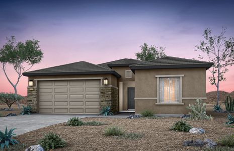 New construction Single-Family house 42990 W Palo Amarillo Rd, Maricopa, AZ 85138 plan Poppy - image