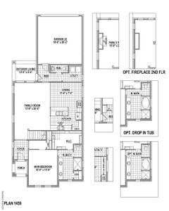 New construction Single-Family house 1422 Fieldstone Dr, Midlothian, TX 76065 plan 1459 - image 3