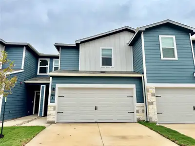 New construction Townhouse house 165 Cinnabar Ln, Unit 3, Kyle, TX 78640 plan The Barton (147) - image
