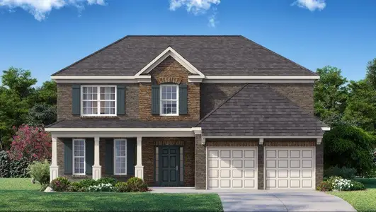 New construction Single-Family house 7198 Bocholt Dr, South Fulton, GA 30349 plan LYNNBROOK - image