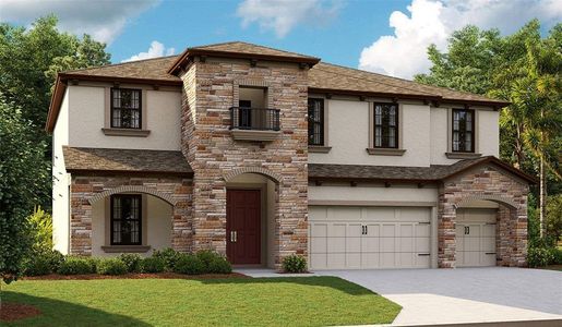 New construction Single-Family house 13137 Wellspring Dr, Lithia, FL 33547 Virginia Park- photo 0