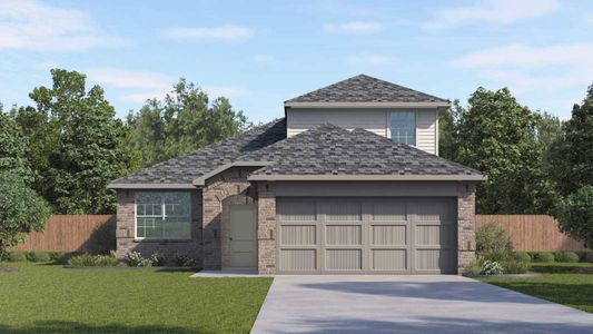 New construction Single-Family house 13407 Eppright Trce, Manor, TX 78653 plan The Roosevelt - image