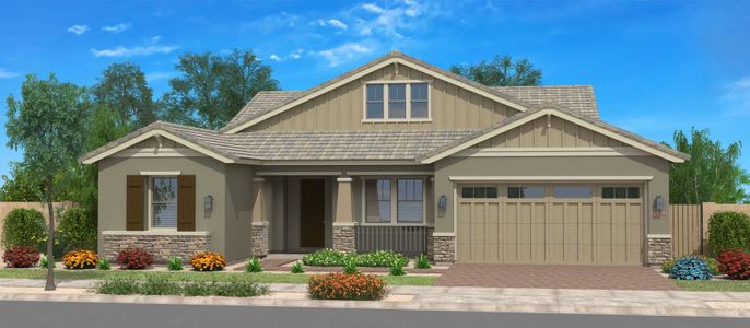 New construction Single-Family house 22923 E Mockingbird Dr, Queen Creek, AZ 85142 plan Strawberry - image