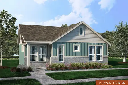 New construction Single-Family house 2107 Hofstaat, Canyon Lake, TX 78130 plan 881 - image