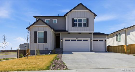 New construction Single-Family house 9051 Telluride Ct, Commerce City, CO 80022 plan Moonstone - image
