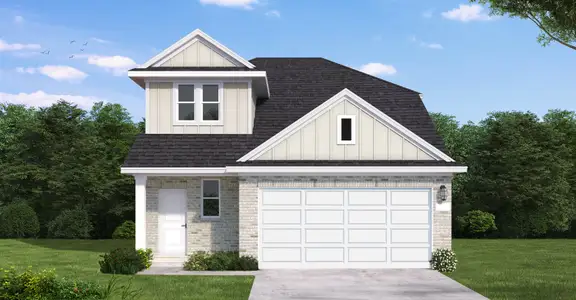 New construction Single-Family house 4943 Hawkwell Ln, San Antonio, TX 78263 plan Lynn II - image