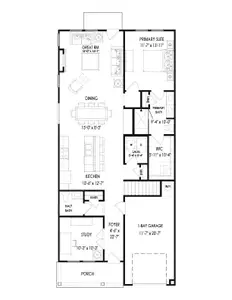 New construction Single-Family house 117 Harmony Cir, Cartersville, GA 30120 plan The Hawthorne - image