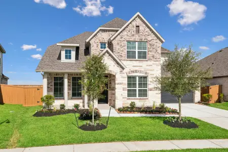 New construction Single-Family house 21918 Hibiscus Hedge Trl, Tomball, TX 77377 plan Salado - Premier Collection - image