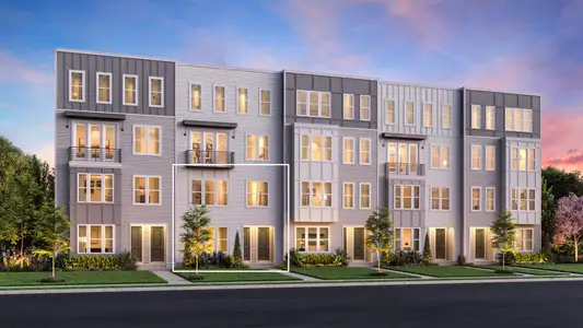 New construction Condo house 733 41St Ave N, Nashville, TN 37209 plan Cline - image