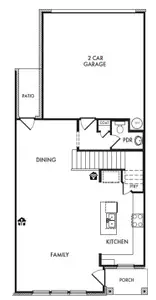 New construction Townhouse house 1991 Gentle Oak Trl, Corinth, TX 76210 plan Caddo - image 3