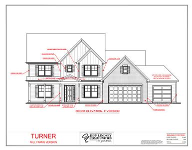 New construction Single-Family house Peachtree City, GA 30269 plan Turner F - image