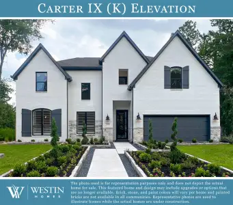 New construction Single-Family house 9026 Colonnade Wy, Manvel, TX 77578 plan The Carter IX - image