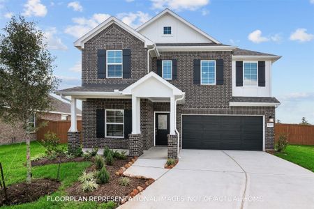 New construction Single-Family house 2014 Flower Meadows Dr, Rosenberg, TX 77471 plan Armstrong - Smart Series - image