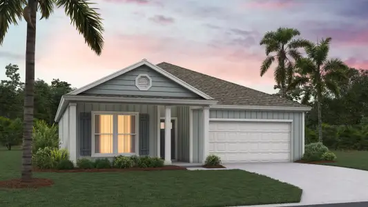 New construction Single-Family house 14227 Tack Room Rd, Jacksonville, FL 32234 plan Rhett - image