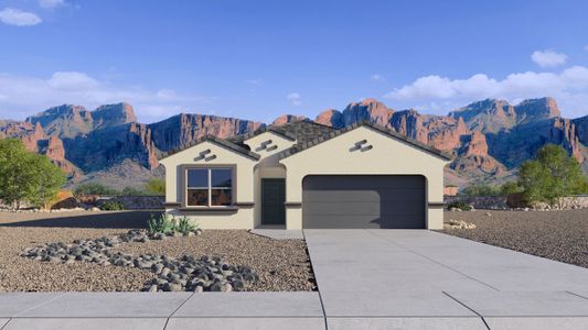 New construction Single-Family house 38085 W Bello Ln, Maricopa, AZ 85138 plan Harris - image